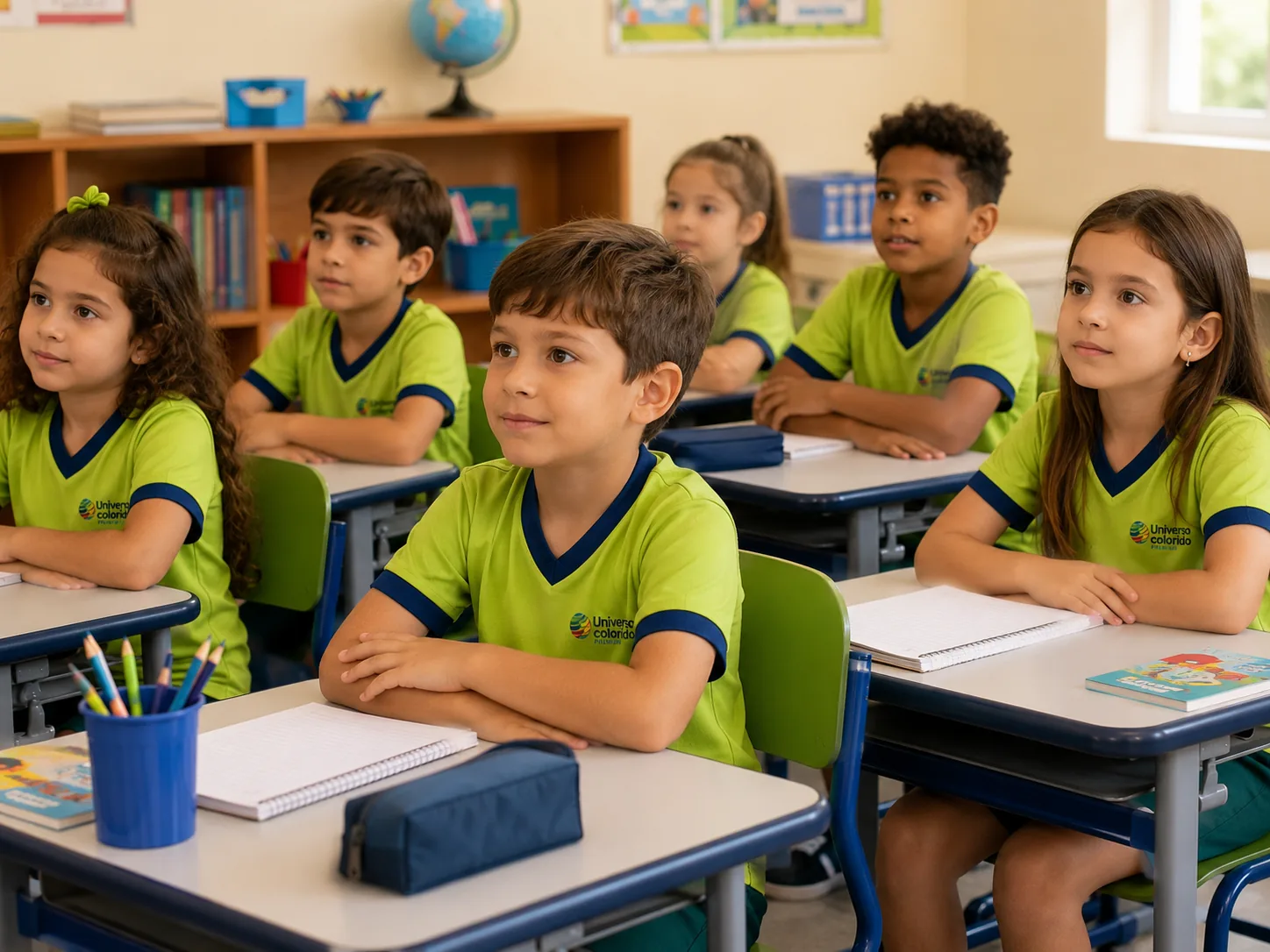 Sala de aula da escola infantil Universo Colorido